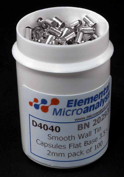 Smooth-Wall-Tin-Capsules-Flat-Base-3.5-x-2mm-pack-of-100